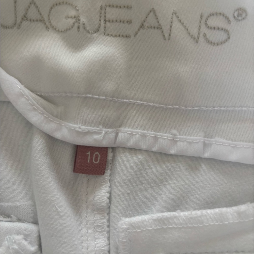 Jag Jeans White Chinos with Decorative Stitching - Picture 4 of 6